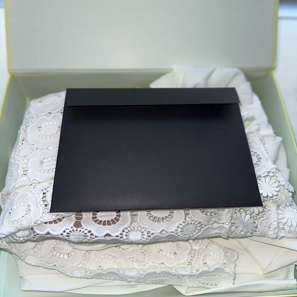 Self-portrait Pleated Crochet Floral Maxi Dress - Picture 6 of 7